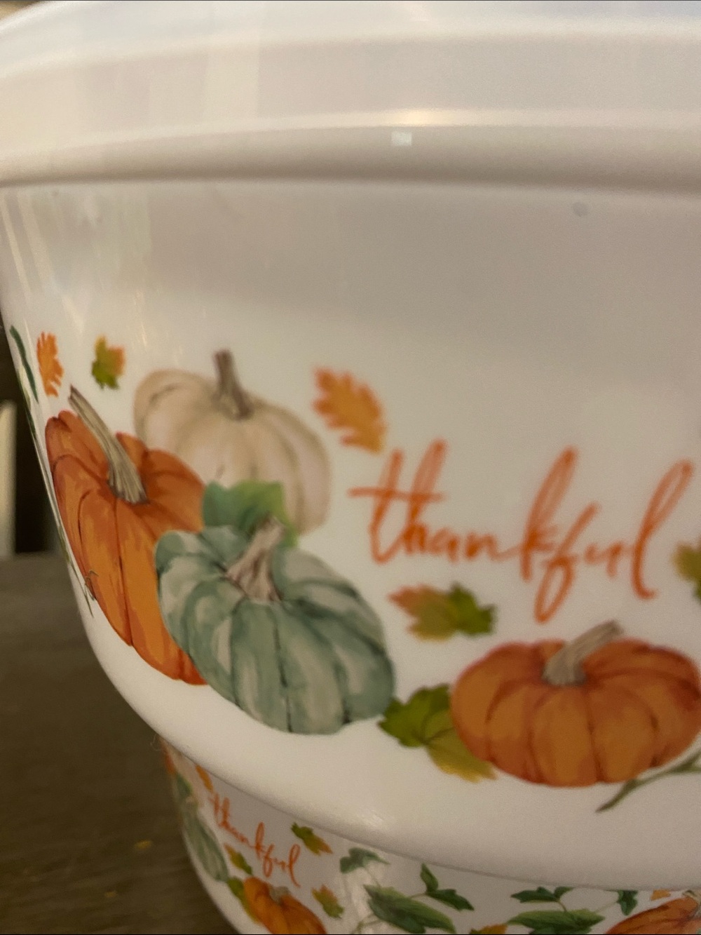 Thankful Plastic Container - Picture 4 of 5